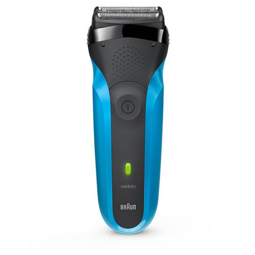 Braun ماكينة حلاقة Series 3 310s Wet & Dry الكهربائية القابلة لإعادة الشحن – أزرق.