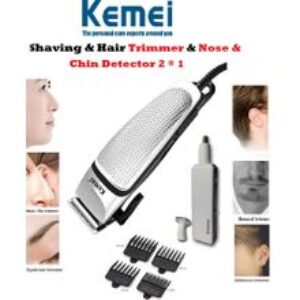 Kemei Km-4639 Shaving & Km-6672 Hair Trimmer & Nose & Chin Detector