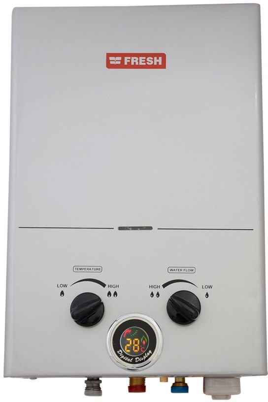 Fresh Gas Water Heater, 6 Liters -سخان مياه غاز 6 لتر من فريش