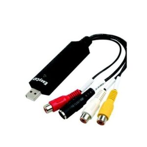 EasyCap USB 2.0 Audio Video VHS وصلة إيزي كاب بطاقة فيديو إكسبريس 4غيغابايت