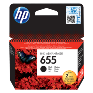 خرطوشة حبر من اتش بي- hp 655 ink black