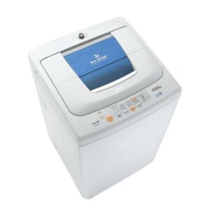 غسالة فوق اوتوماتيك تحميل من الاعلى مع طلبمة من توشيبا Toshiba AEW-8460SP، 8 كجم – ابيض
