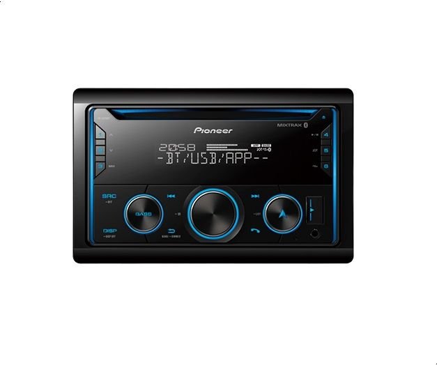 كاسيت بلوتوث للسيارة بمنفذ يو اس بي وايه يو اكس من بايونير FH-S525BT‎‎