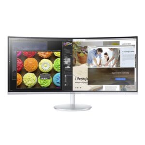 Samsung 34-Inch Ultra WQHD LC34F791WQM Curved Monitor سامسونج شاشة فائقة الوضوح بدقة 1440