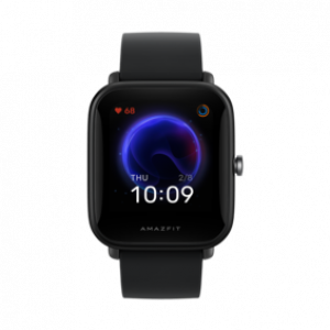 Amazfit Bip U Health Fitness Smartwatch – ساعة أمازفيت بيب يو الذكية من شاومي – عمر البطارية يصل إلي تسعة أيام – قياس ضربات القلب والمؤشرات الحيوية – مؤشر جودة وعدد ساعات النوم – ضد الماء