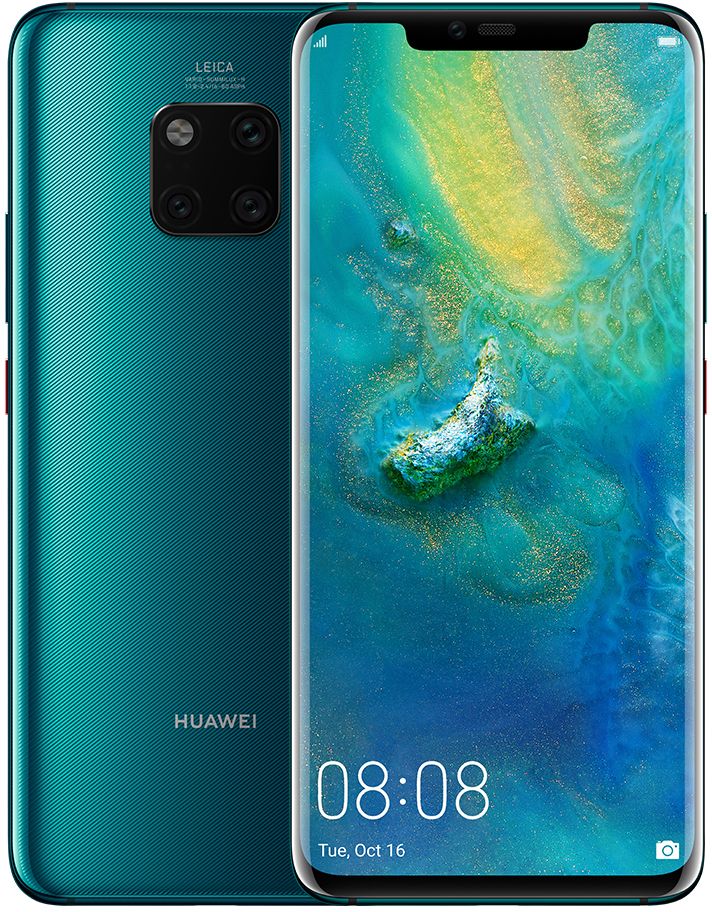 هاتف هاواوي ميت 20 برو بشريحتي اتصال – سعة 128 جيجابايت، الجيل الرابع ال تي ايHuawei Mate 20 Pro