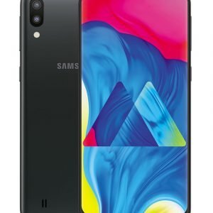 هاتف جالاكسي M10 ثنائي الشريحة لون أسود فحمي وذاكرة داخلية سعة 16 غيغابايت ويدعم خاصية الجيل الرابع LTE