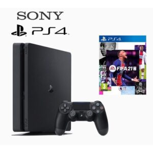 PlayStation 4 Slim - 1TB Gaming Console - Black + FIFA 21 Standard Edition