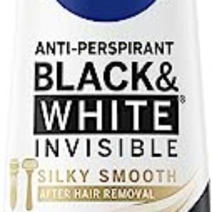 NIVEA Antiperspirant Spray for Women مضاد ومزيل العرق سموذ بلاك اند وايت انفيزبل رذاذ للنساء من نيفيا، 150 مل