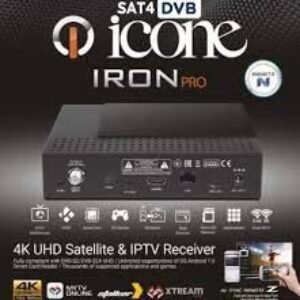 ICONE IRON PRO 4K أيكون ايرون برو فور كي ستالايت ريسيفر