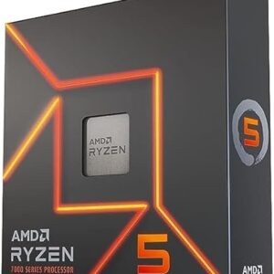 معالج كمبيوتر مكتبي AMD Ryzen 5 7600X 4.7 جيجاهرتز سداسي النواة AM5 في صندوق