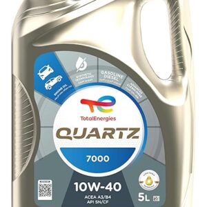 زيت محرك كوارتز 7000 S 10W-40 تقنية صناعية - 5 لتر