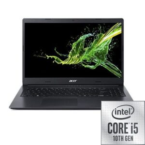 ايسر اسباير 3 A315-55G-51S3 (انتل® كور™ CI5-10210U - رامات 8 جيجا بايت - هارد 1تيرا +256جيجا بايت - NVIDIA MX230 2GB - شاشة 15.6بوصة FHD - ويندوز10) اسود