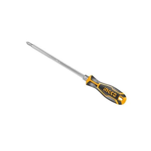 inGCO 2 in1 Screwdriver – انكو مفك قلاب عادة وصليبة 6 بوصة يد كاوتش
