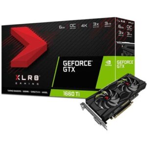 GeForce GTX 1660 Ti XLR8 Gaming Overclocked Dual Fan Graphic Card