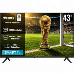 Hisense 43 Inch Full HD VIDAA Smart LED TV هايسنس 43 بوصة سمارت تلفزيون