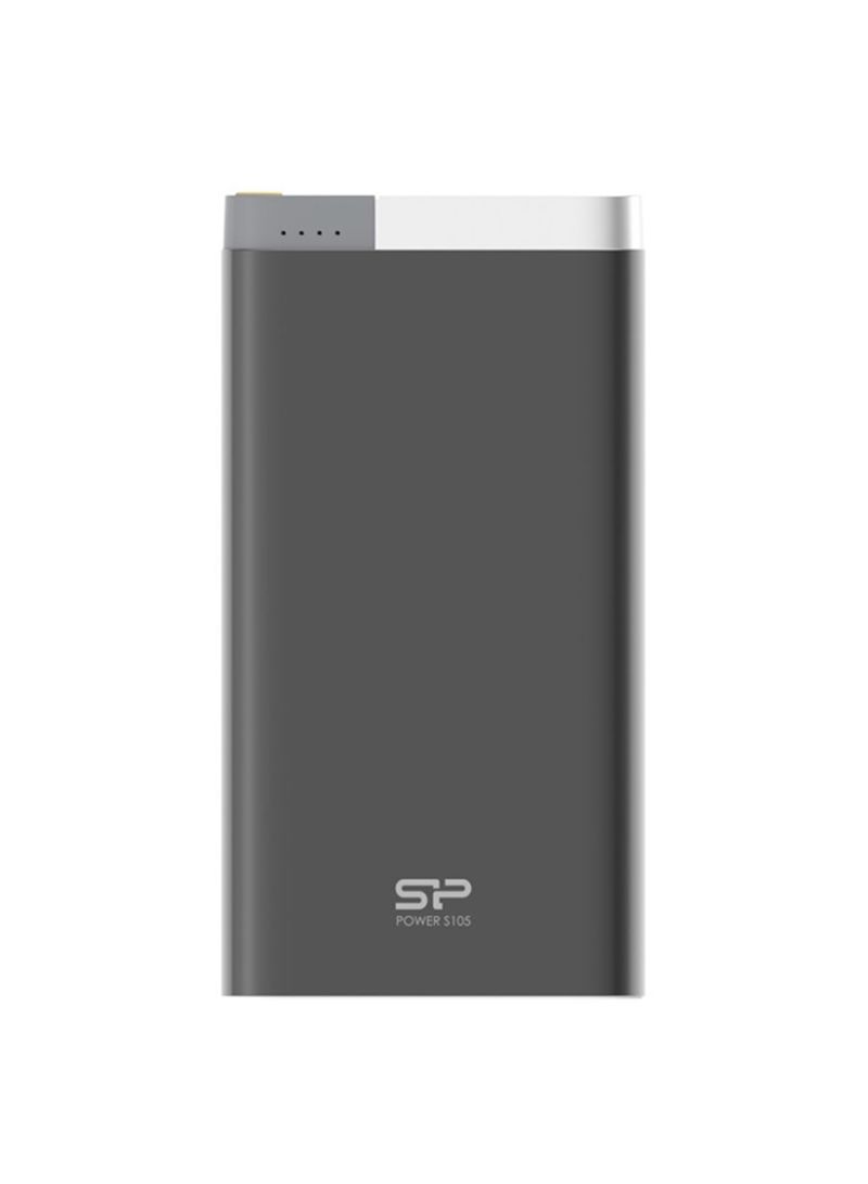 باور بانك بسلك من سيليكون باور Silicon Power S105، 10000 مللي امبير في الساعة – اسود