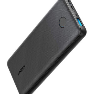 Shop Anker 10000 mAh PowerCore Slim 10000 Ultra Slim Portable Charger for iPhone Samsung Galaxy Black online in Egypt