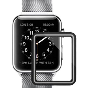 Apple Watch 42mm Screen Protector, 3D Curved Edge Full Coverage Tempered Glass Screen Protector for Apple Watch Series 1/2/3
