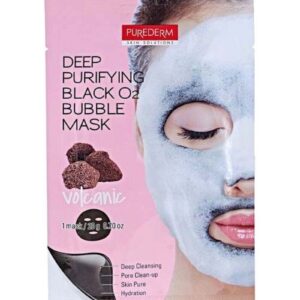 Deep Purifying O2 Bubble Volcanic Mask Sheet – Black – 1 Pcs