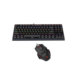 Shop Redragon K568R-BA Gaming Combo - Rainbow TKL Gaming