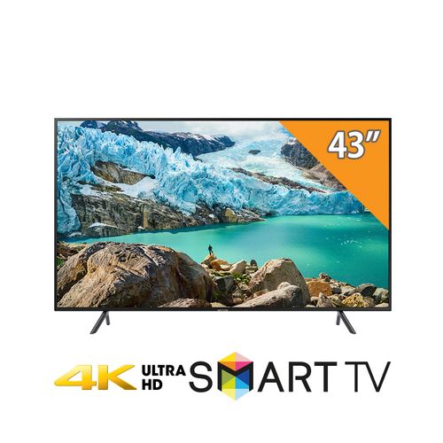 Samsung 43 Inch Smart TV with Built-in Receiver 4K Ultra HD LED – تليفزيون سمارت 43 بوصة مع ريسيفر داخلي 4K الترا اتش دي ال اي دي من سامسونج UA43RU7100