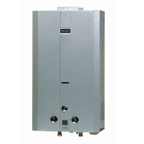 سخان غاز 10 لتر من وايت بوينت White Point WPGWH 10 L S – فضي اللون