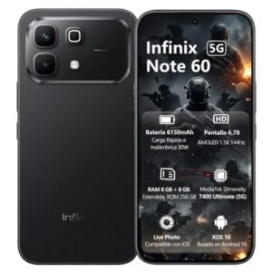 Infinix NOTE 60 +5G 8/256GB إنفينكس نوت 60