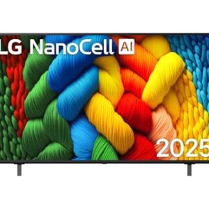 LG 55 inch NanoCell AI NANO80 4K Smart TV ال جي 55 بوصة NANO80 4K سمارت تلفزيون