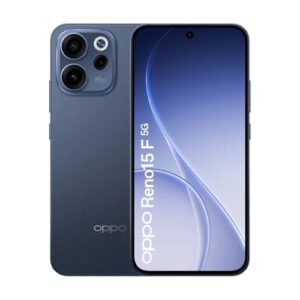 OPPO Reno15 F 5G 8GB 256GB Twilight Blue, Unlocked Dual SIM, 6.57 Inch AMOLED 120Hz, 50MP Camera, All Day Battery, Fast Charging, NFC, Fingerprint, ColorOS 16, Android Phone
