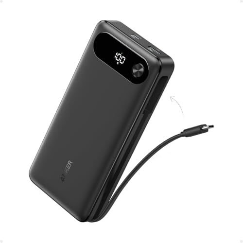 Anker 20000mAh 87W USB-C Powerbank Black-A138 أنكر BLACK-A138