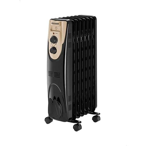 دفاية زيت من بلاك اند ديكر Black & Decker OR070D-B5، 7 ريش – 1500 وات – اسود