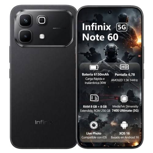 Infinix NOTE 60 +5G 8/256GB إنفينكس نوت 60