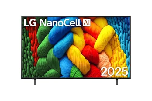 LG 55 inch NanoCell AI NANO80 4K Smart TV ال جي 55 بوصة NANO80 4K سمارت تلفزيون