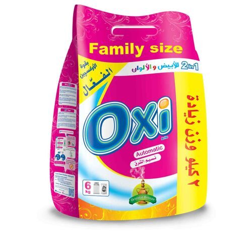 OXI LS POWDER DET –  مسحوق غسيل اوكسي ال اس اورينتال 4 كجم + 2 كجم