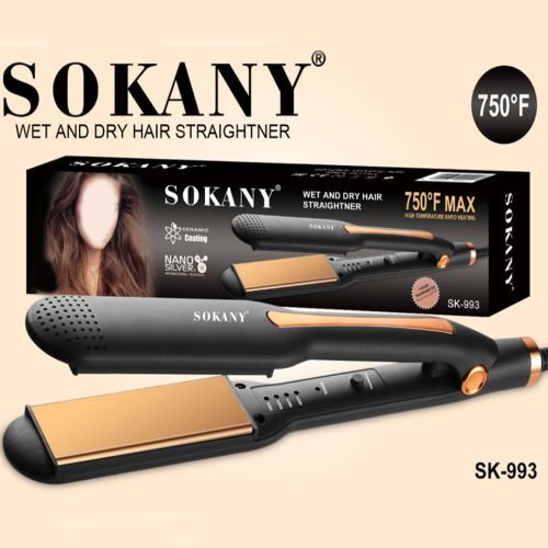 Sokany SK-993 مكواة فرد الشعر الاحترافيه سوكاني